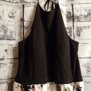 BLACK/WHITE A LINE GOWN