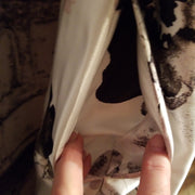 BLACK/WHITE A LINE GOWN