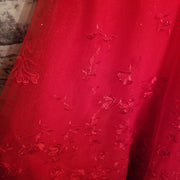 RED A LINE GOWN