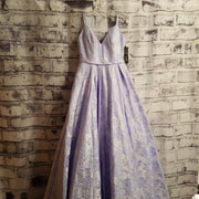 LAVENDER A LINE GOWN