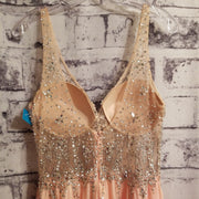 PINK LONG EVENING GOWN