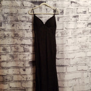 BLACK/COLORFUL LONG GOWN