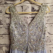 BLUE LONG EVENING GOWN