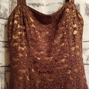 BRONZE LONG EVENIN GOWN