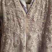 PERIWINKLE/GRAY A LINE PRINCESS GOWN- NEW