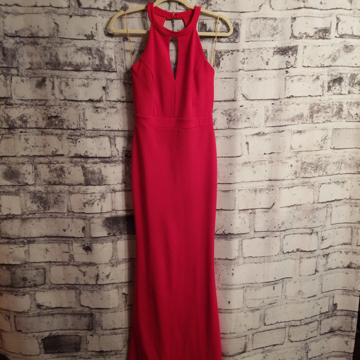RED LONG EVENING GOWN