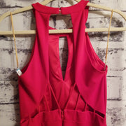 RED LONG EVENING GOWN