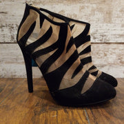 BLACK/TAN SHOE BOOTIES - $150
