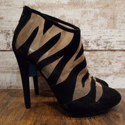 BLACK/TAN SHOE BOOTIES - $150
