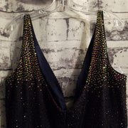 NAVY A LINE GOWN (NEW)