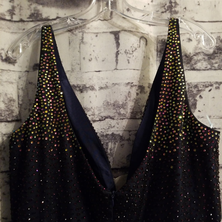 NAVY A LINE GOWN (NEW)