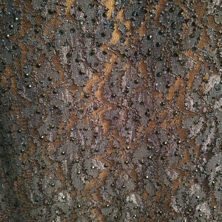 NAVY/SPARKLY LONG DRESS (NEW)