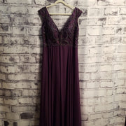 PURPLE LONG GOWN (NEW)