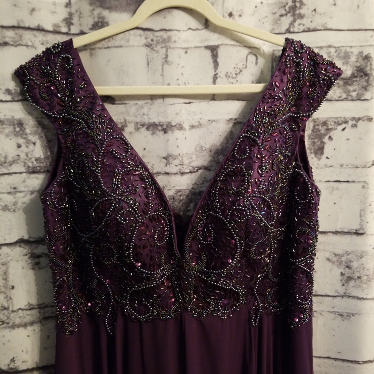 PURPLE LONG GOWN (NEW)