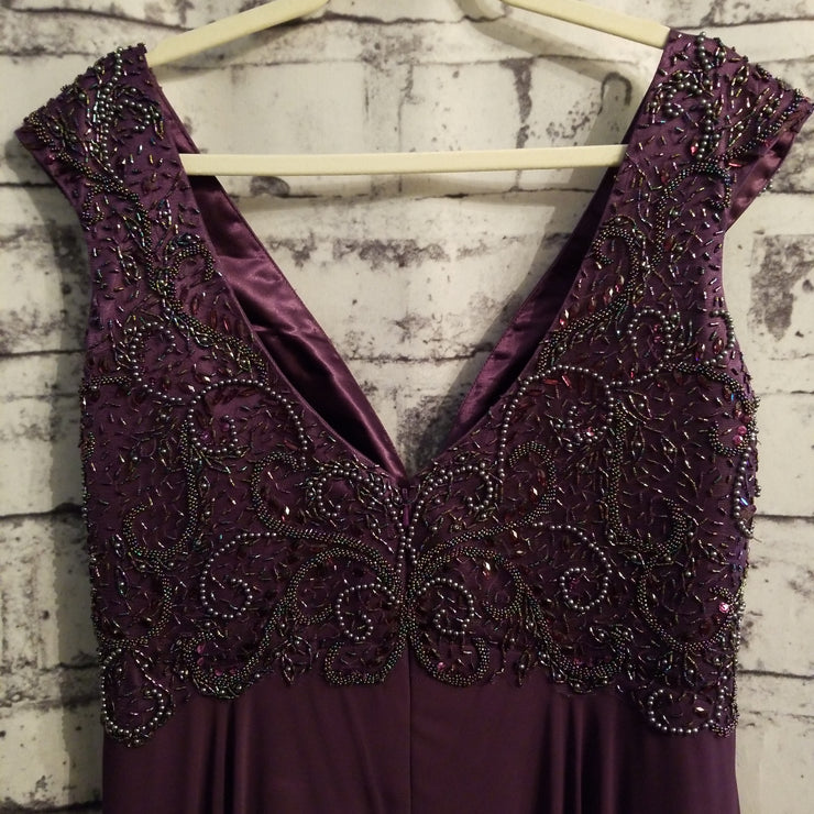 PURPLE LONG GOWN (NEW)