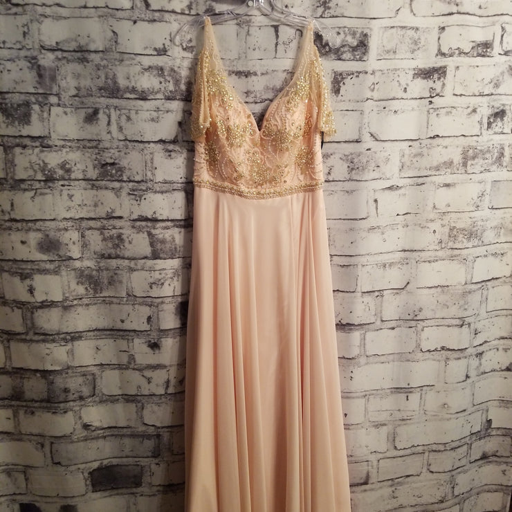 PINK LONG EVENING GOWN (NEW)