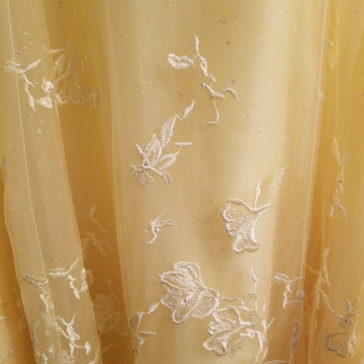 YELLOW A LINE GOWN (NEW)