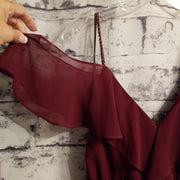 BURGUNDY LONG DRESS (NEW)