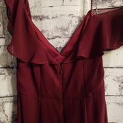 BURGUNDY LONG DRESS (NEW)