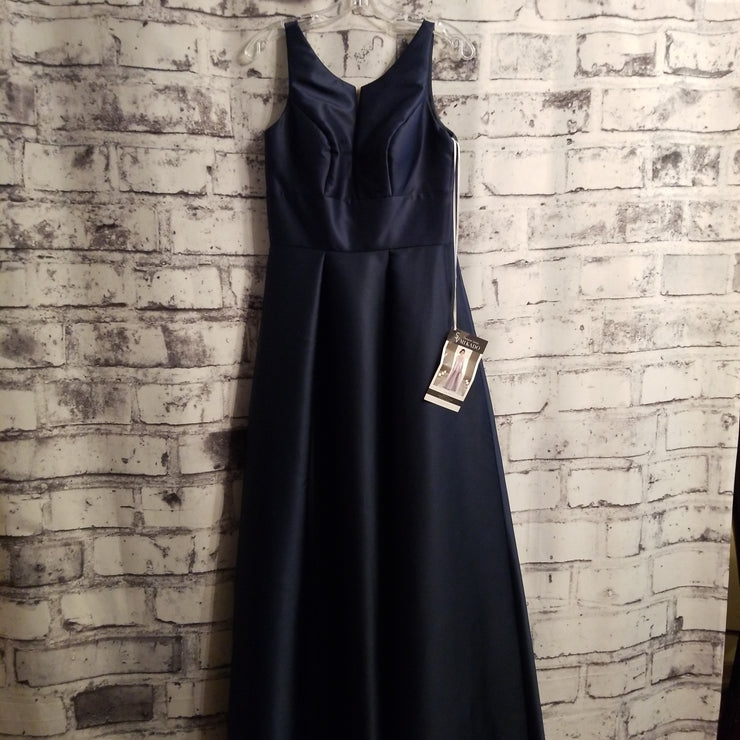 NAVY A LINE GOWN (NEW)
