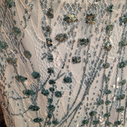 BLUE SPARKLY MERMAID GOWN