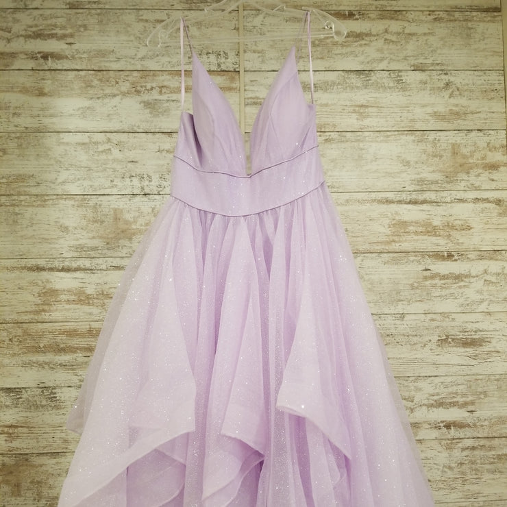 LAVENDER A LINE GOWN