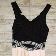 PINK/BLACK SHORT DRESS