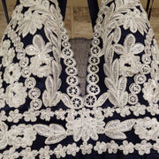 NAVY/WHITE SHORT DRESS