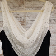 BLACK/WHITE LONG DRESS (NEW)