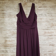 PURPLE LONG EVENING GOWN