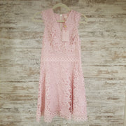 PINK LACE SHORT DRESS-NEW $395