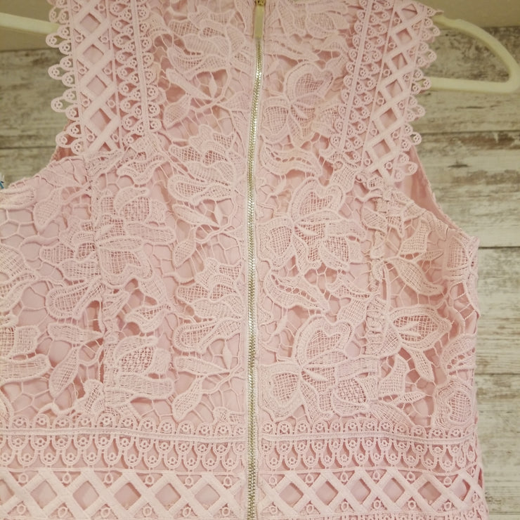 PINK LACE SHORT DRESS-NEW $395