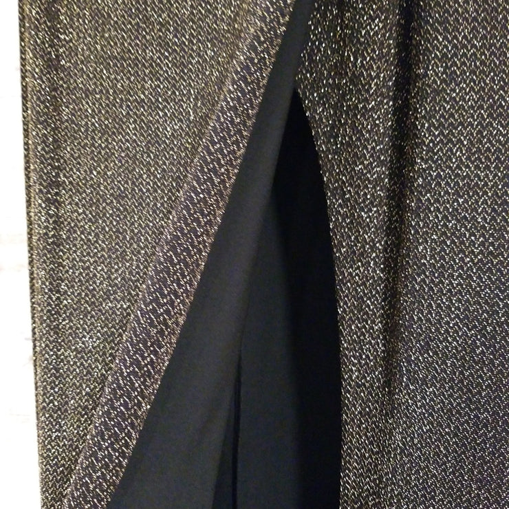 BLACK/GOLD LONG  (NEW) $298