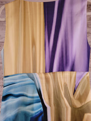 MULTICOLOR SILK TOP RET $198