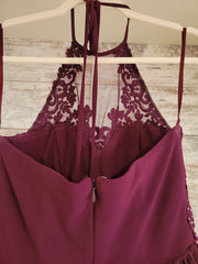 BURGUNDY SHORT DRESS