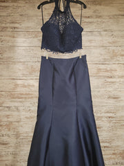 NAVY 2 PC. MERMAID GOWN (NEW)