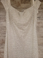 WHITE LONG EVENING GOWN (NEW)