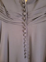 NAVY LONG EVENING GOWN