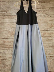 BLUE/BLACK A LINE GOWN