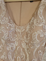 TAN/IVORY LONG DRESS