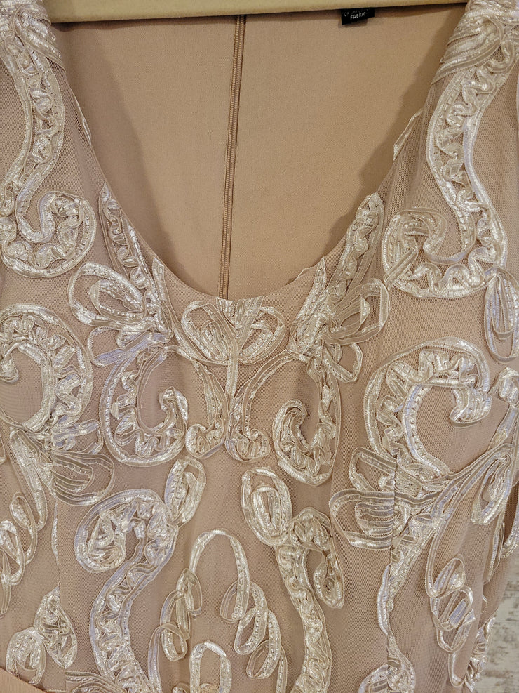 TAN/IVORY LONG DRESS