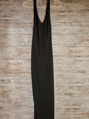 BLACK LONG EVENING GOWN