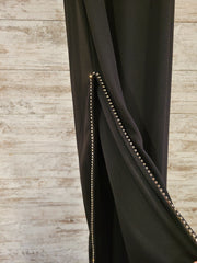 BLACK LONG EVENING GOWN