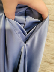 BLUE A LINE GOWN