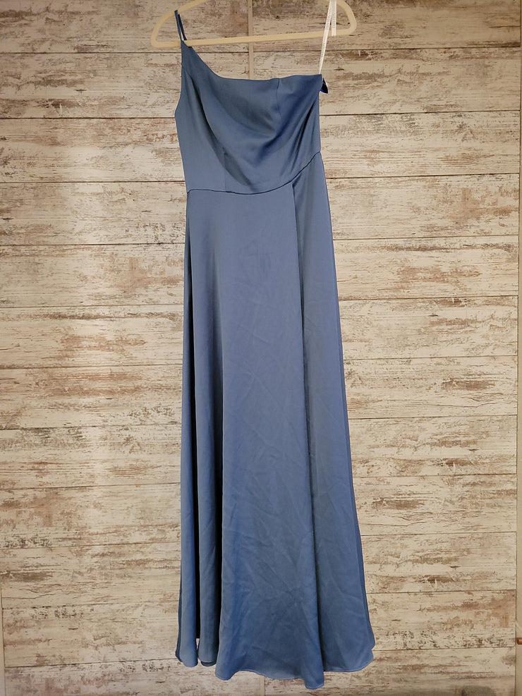 BLUE LONG EVENING GOWN