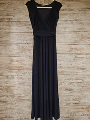 NAVY LONG EVENING GOWN