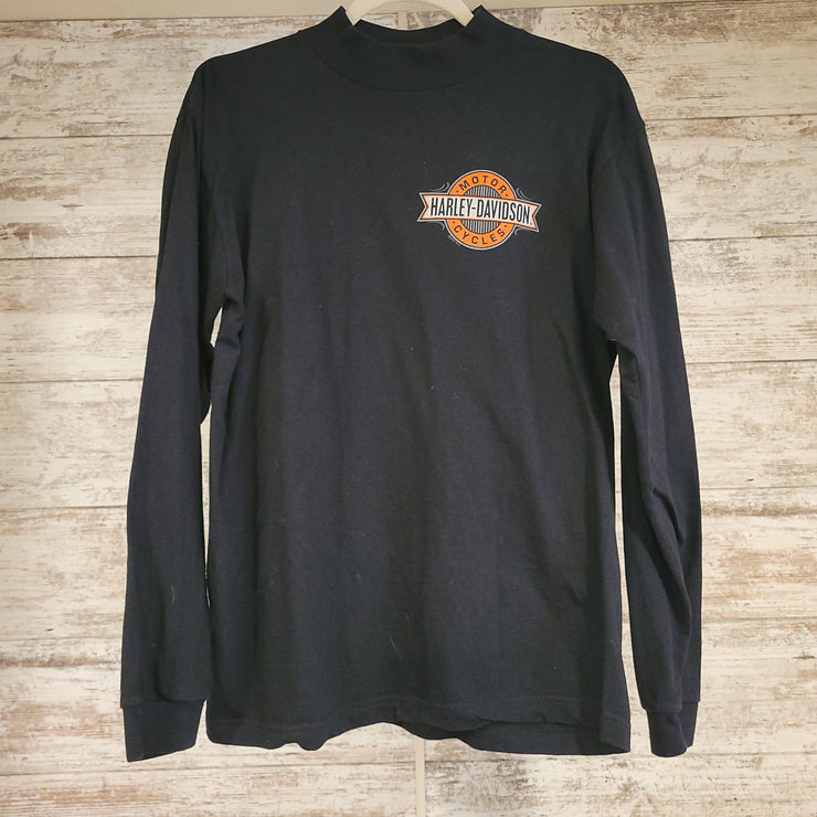 BLACK LONG SLEEVE TOP