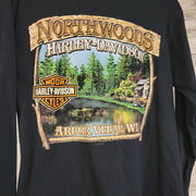 BLACK LONG SLEEVE TOP