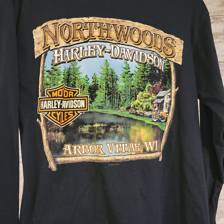 BLACK LONG SLEEVE TOP