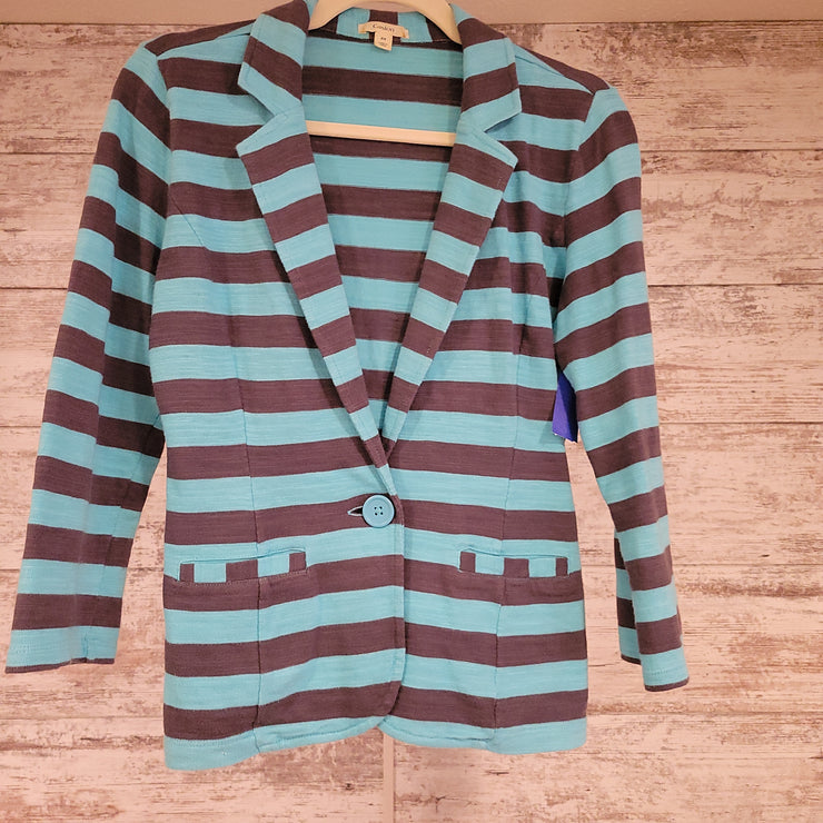 TURQUOISE/GRAY JACKET